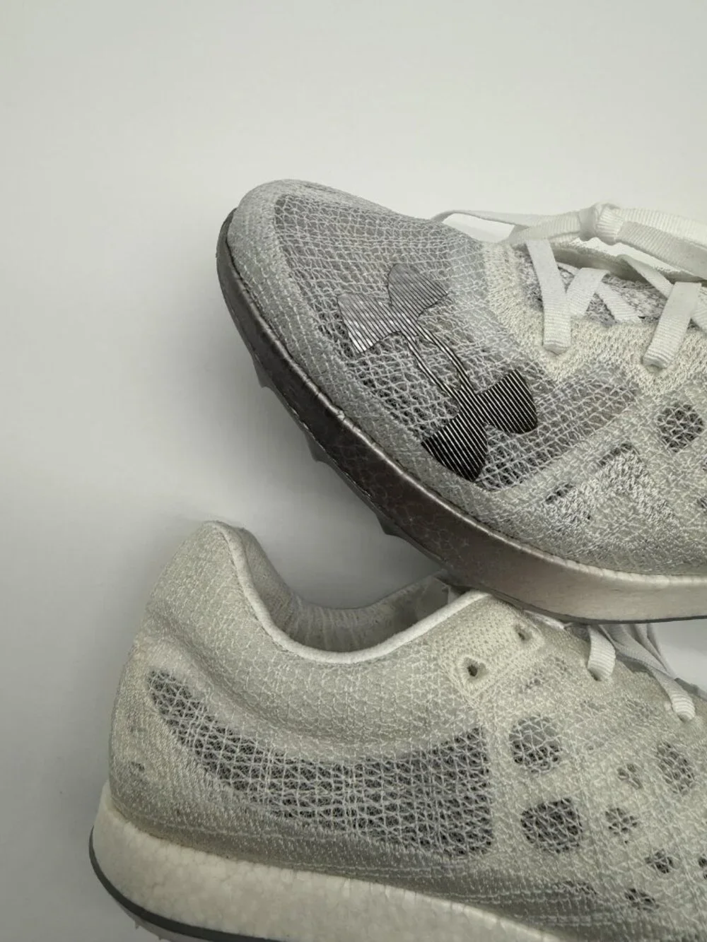 New Under Armour Shakedown Elite TF Shoes Men's Size 10 White Spikes 3026442 100